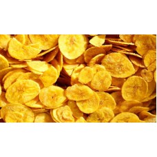 Banana chips yellow